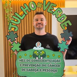 Bambolê para foto Julho Verde 2