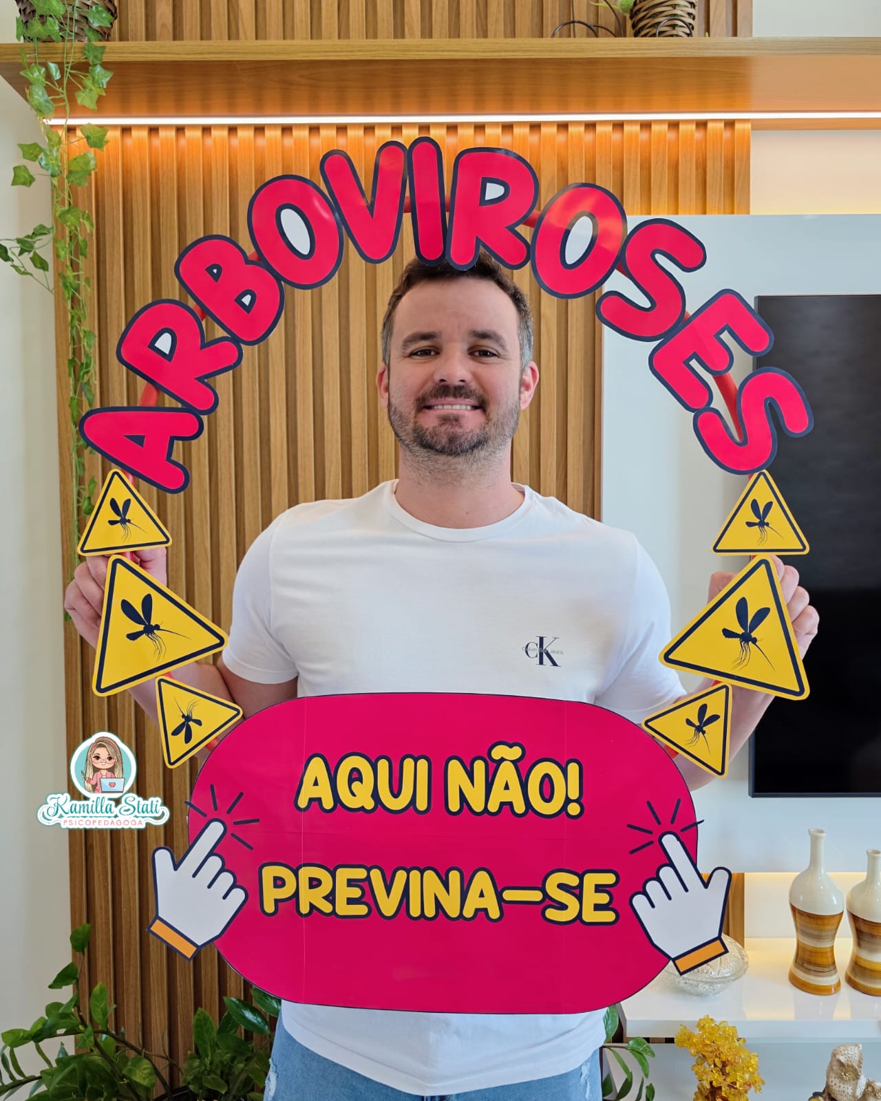 Bambolê para foto Kit arboviroses aqui não 1