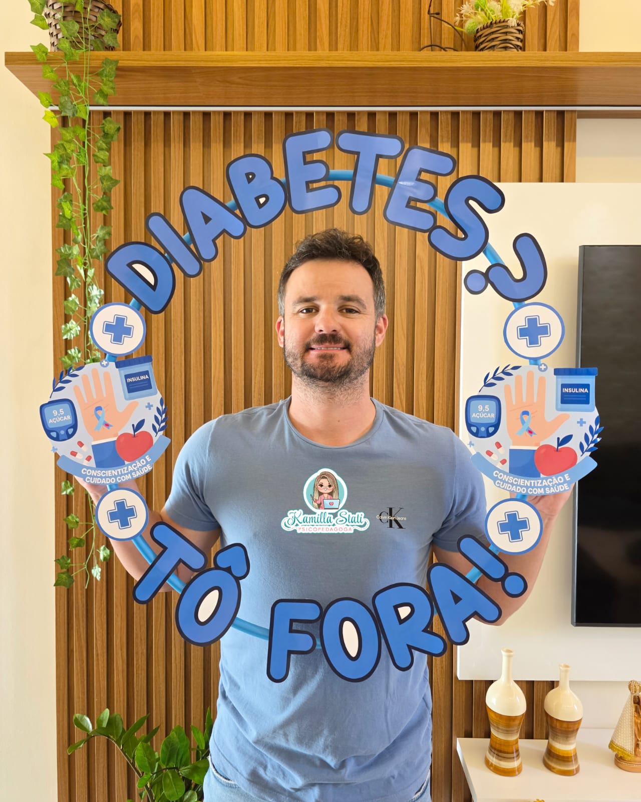 Bambolê para foto diabetes