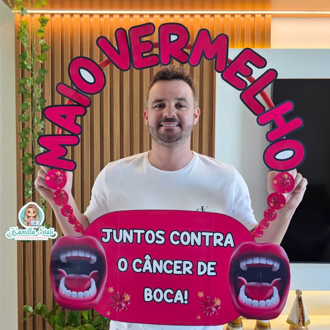 Bambolê para foto maio vermelho