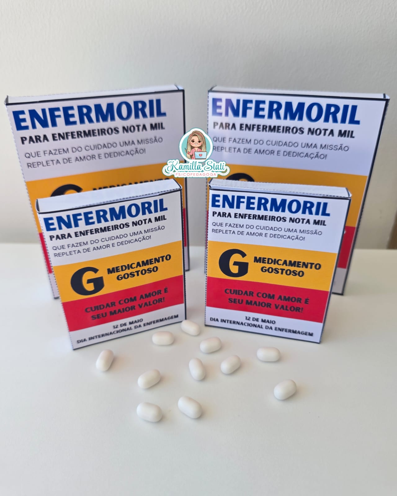Caixinhas pílulas dia da enfermagem 1