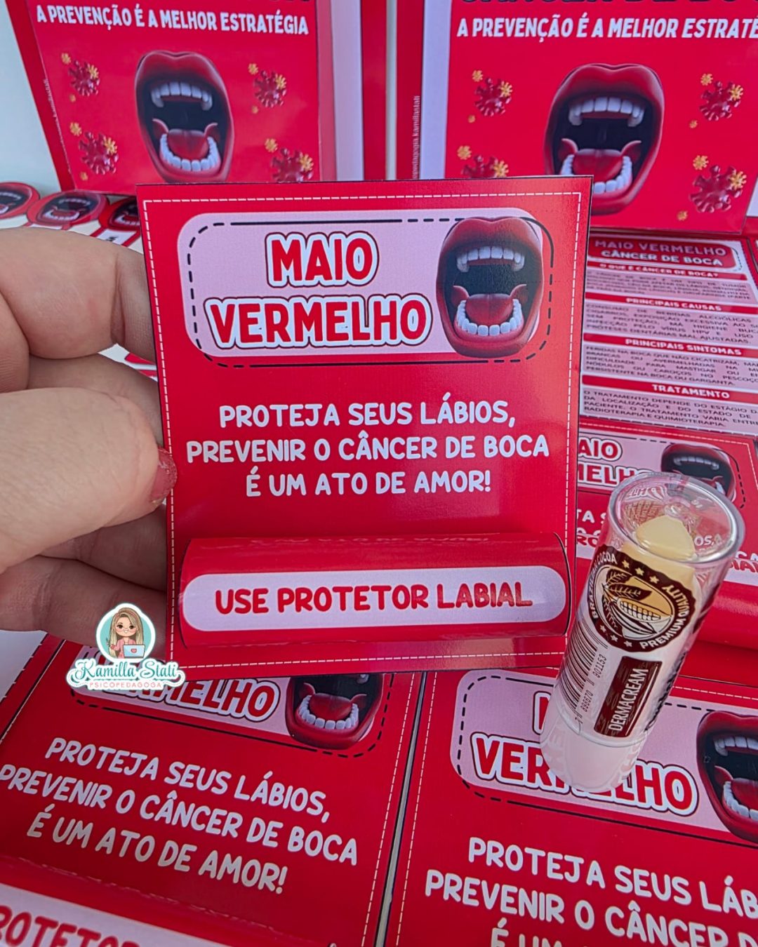 Kit Maio Vermelho: câncer de boca - Imagem 3