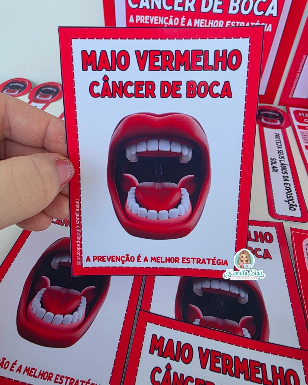 Kit Maio Vermelho: câncer de boca - Imagem 4