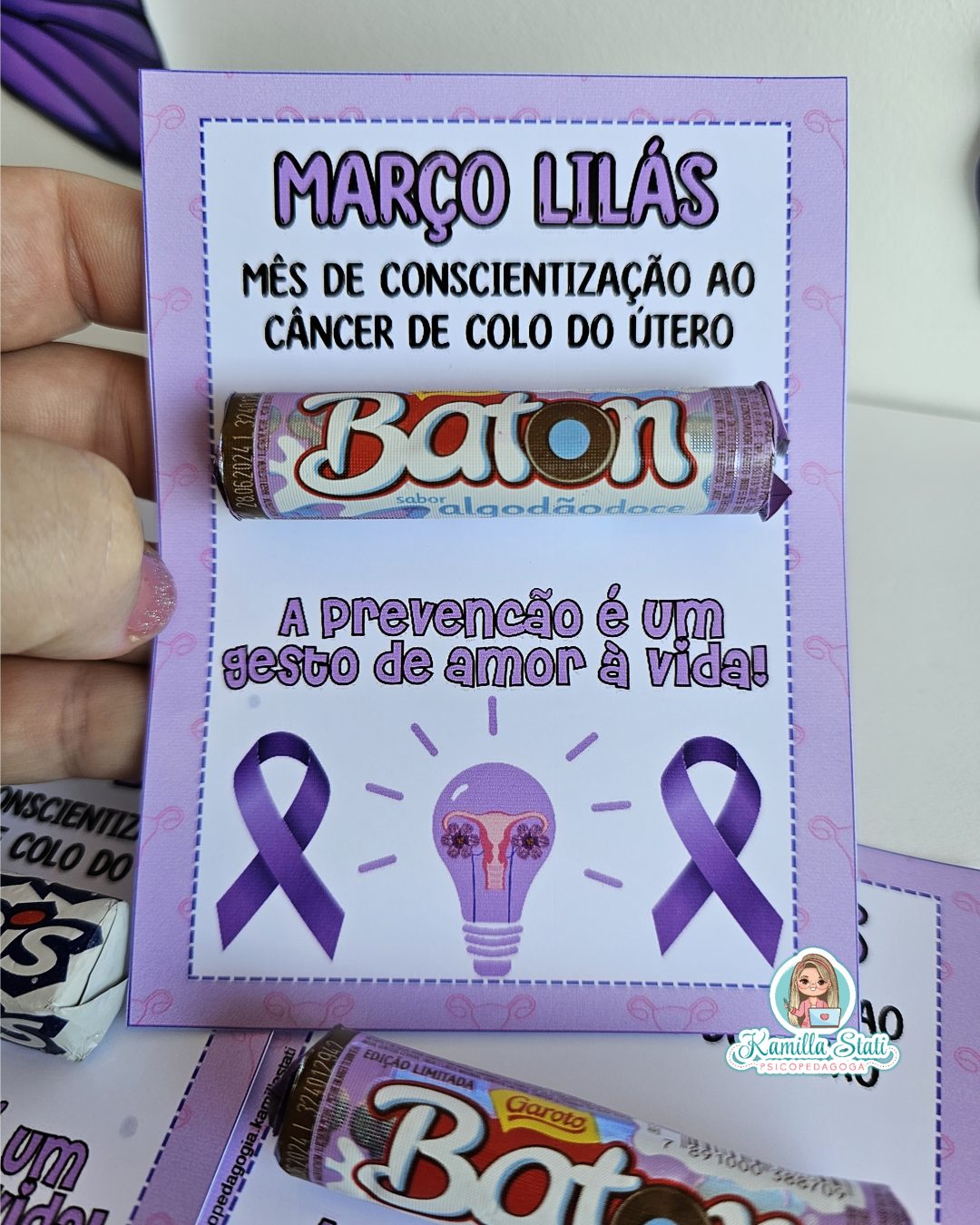Lembrancinhas março lilás - Imagem 6