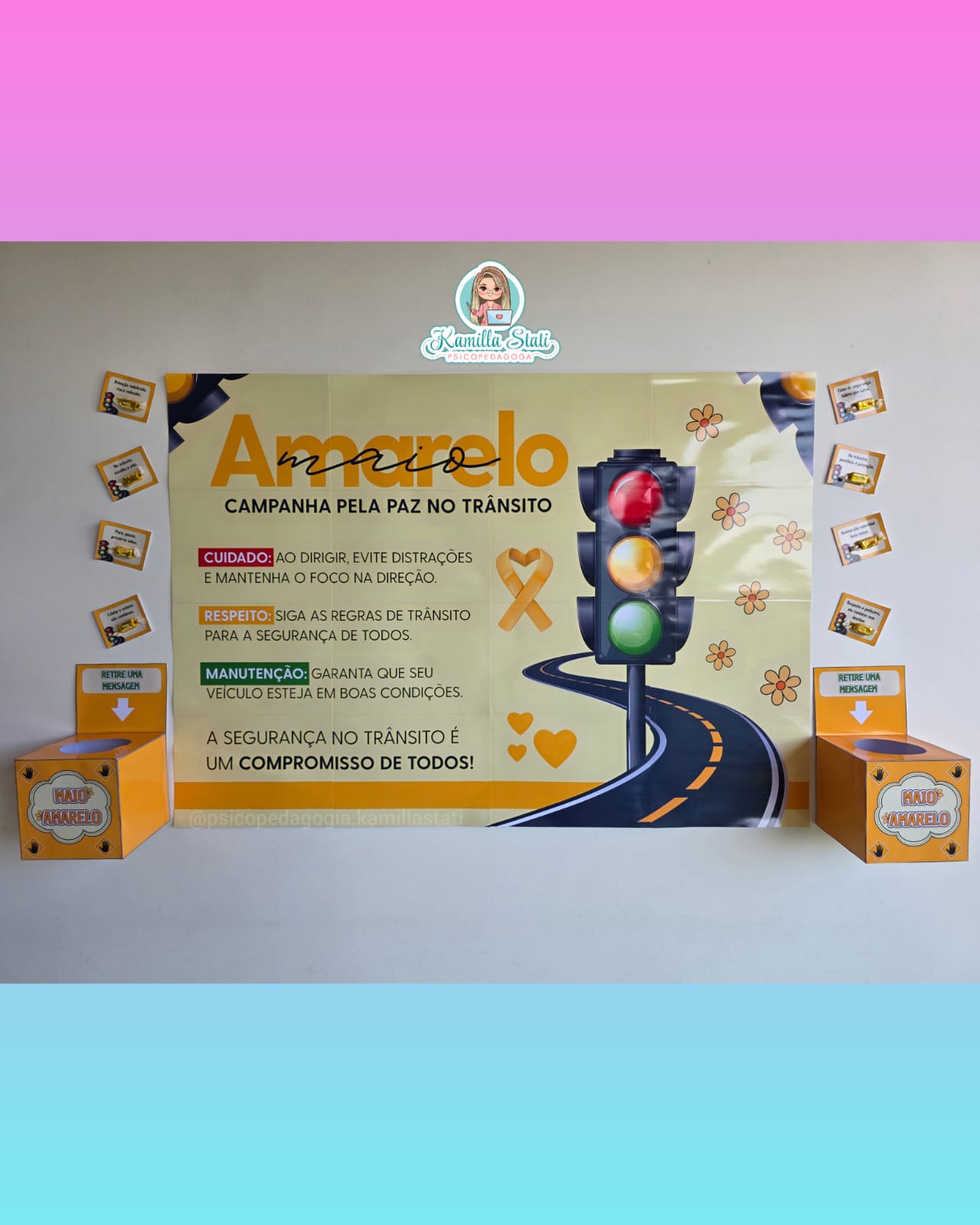 Painel Maio amarelo trânsito 1