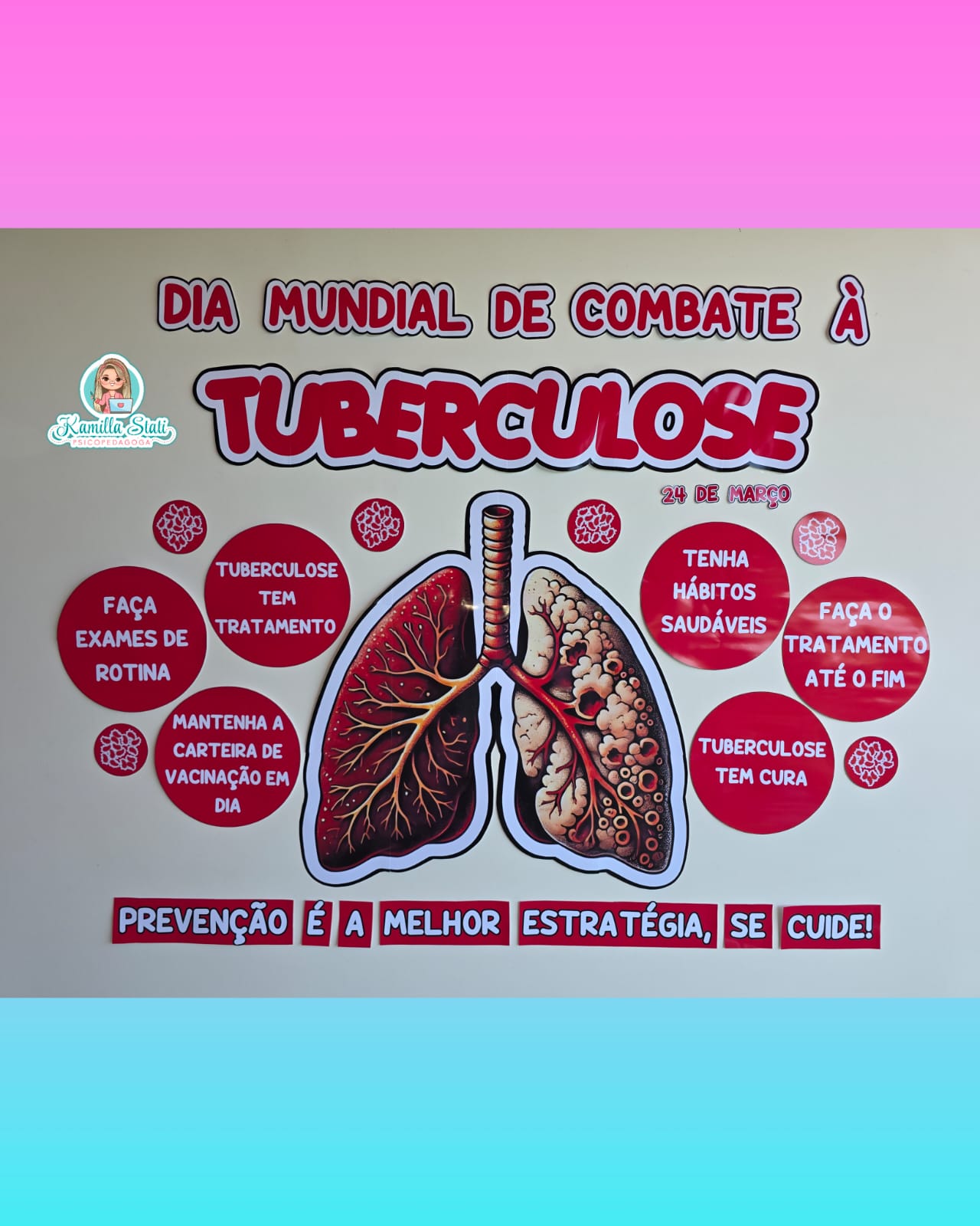 Painel dia mundial de prevenção a tuberculose 1