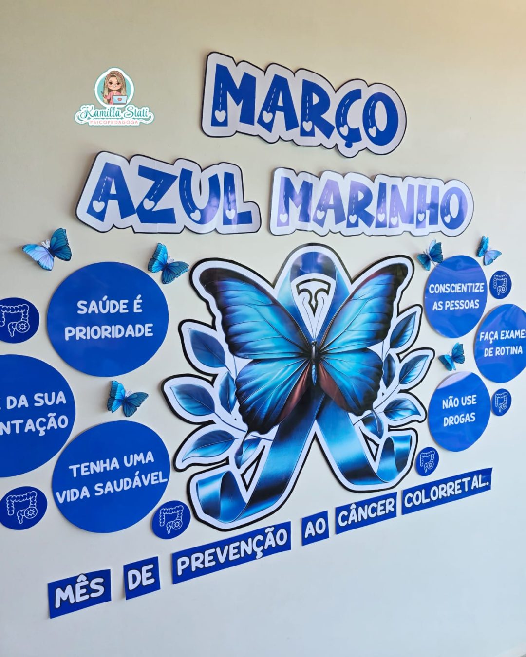 Painel março azul marinho - Imagem 2