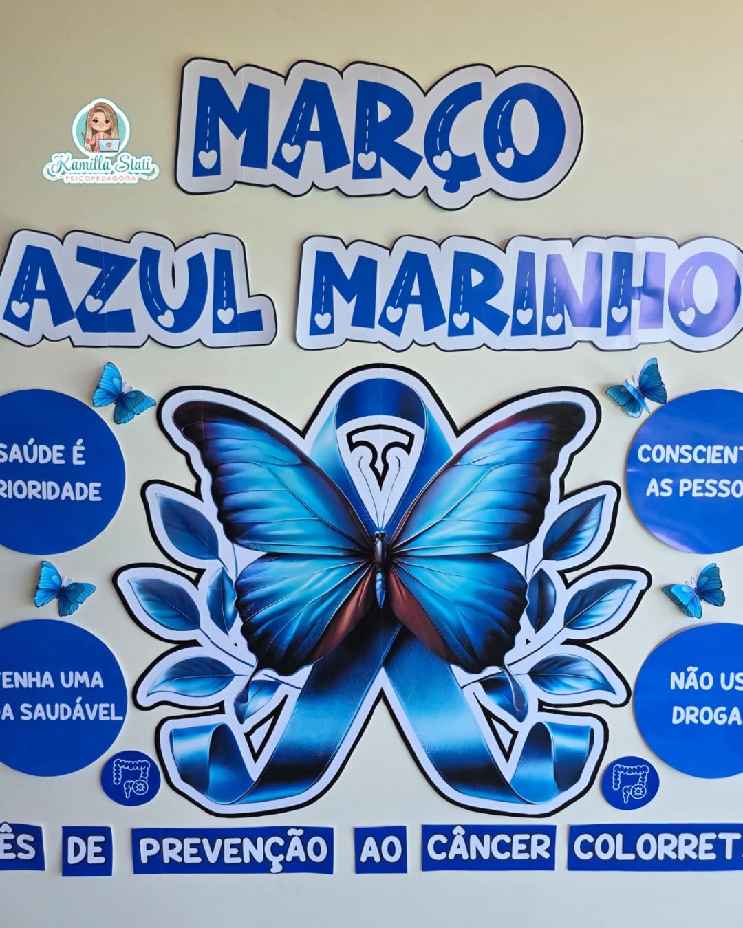 Painel março azul marinho - Imagem 5