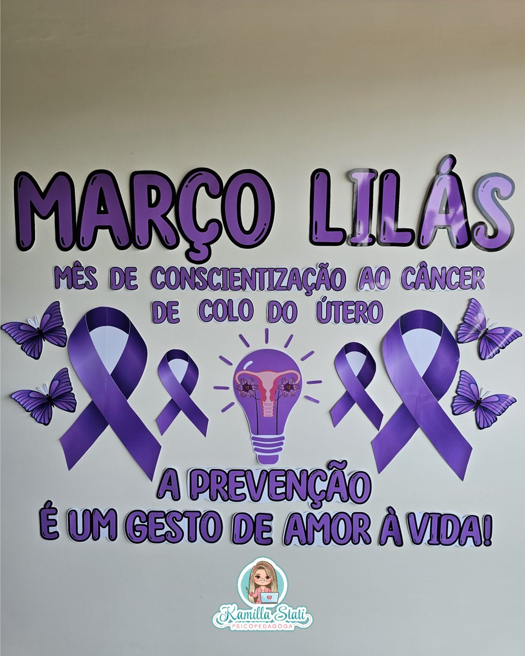 Painel Março Lilás - Imagem 6