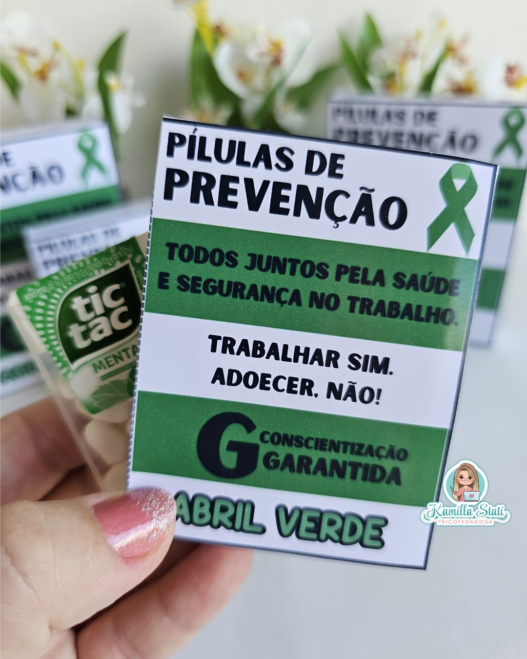 Caixinha pílulas abril verde - Imagem 2
