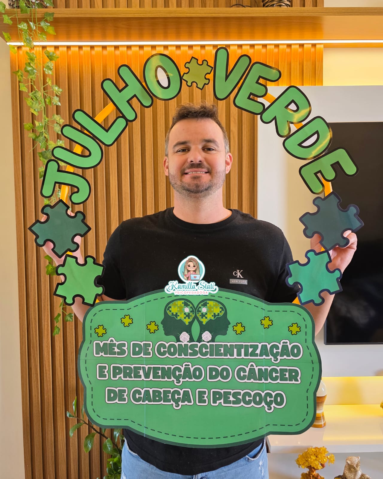 Bambolê para foto Julho Verde 2