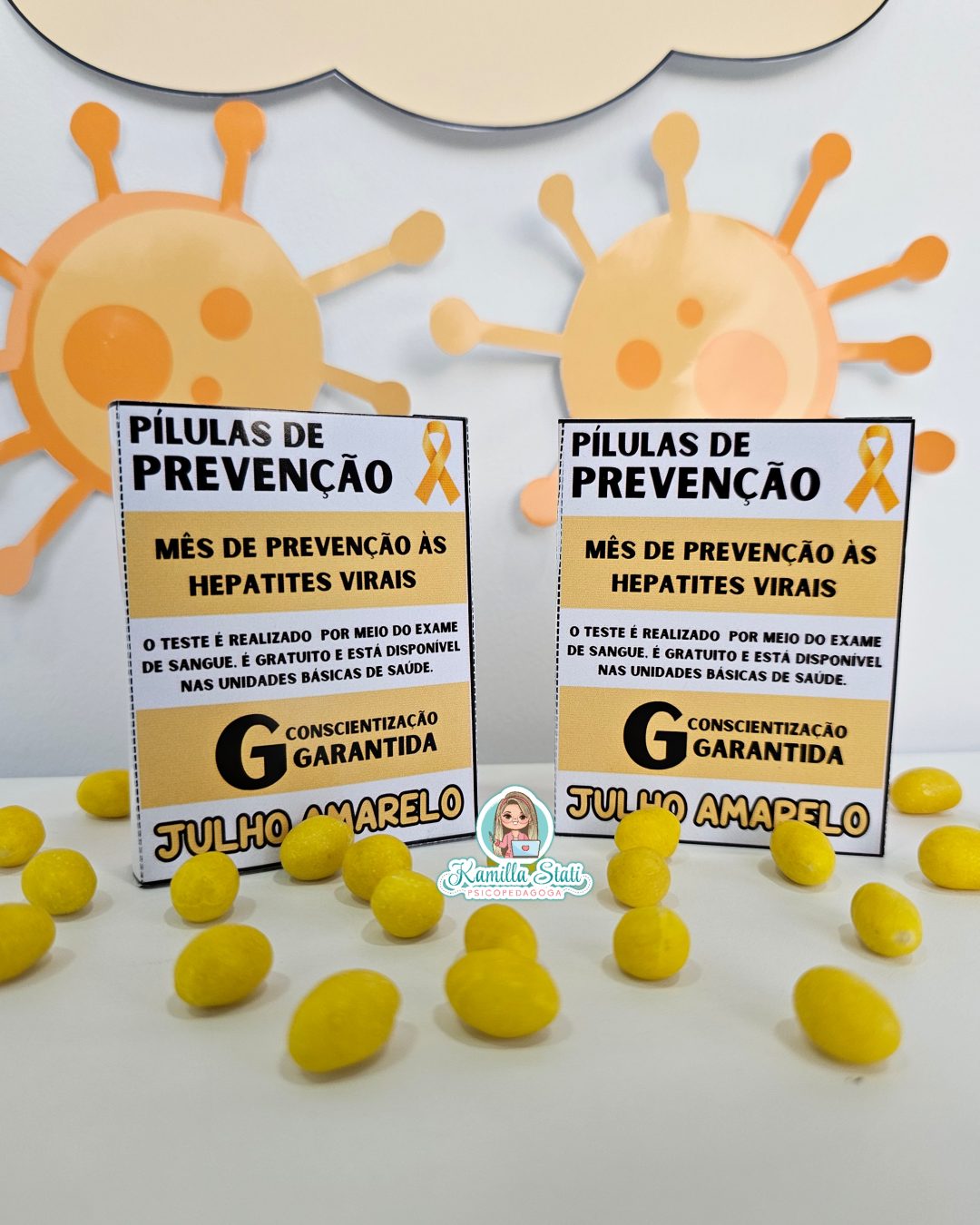 Caixinha pílulas julho amarelo - Imagem 3