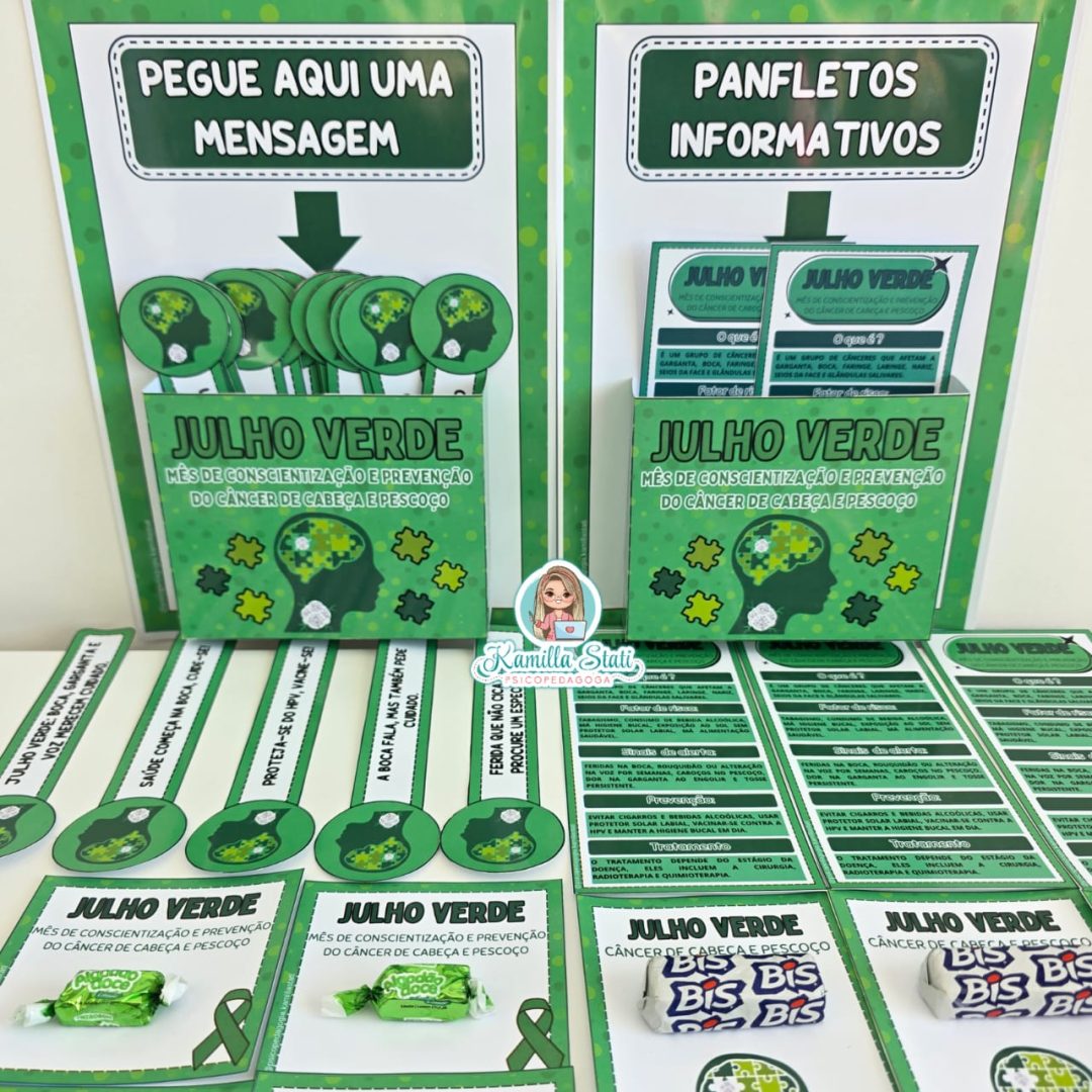 Kit Julho Verde: Câncer de Cabeça e Pescoço