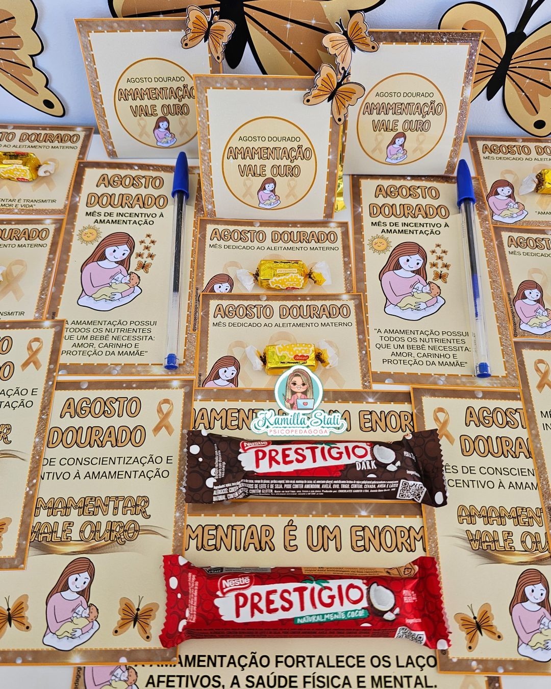 Kit agosto dourado
