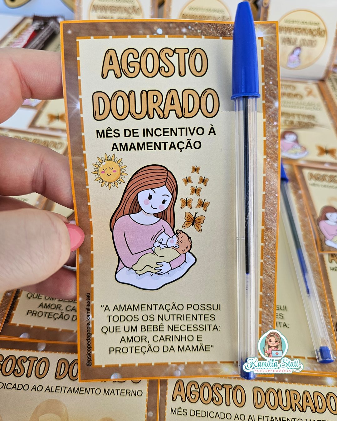 Kit agosto dourado - Imagem 6