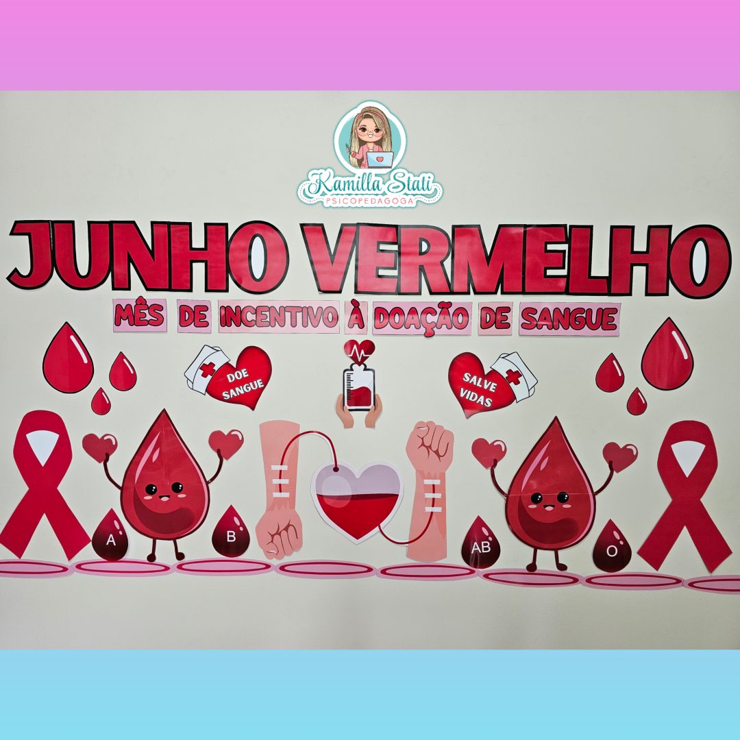 Painel junho vermelho