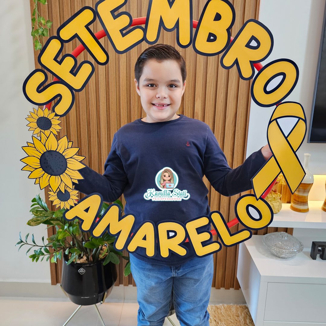 Bambolê para foto setembro amarelo