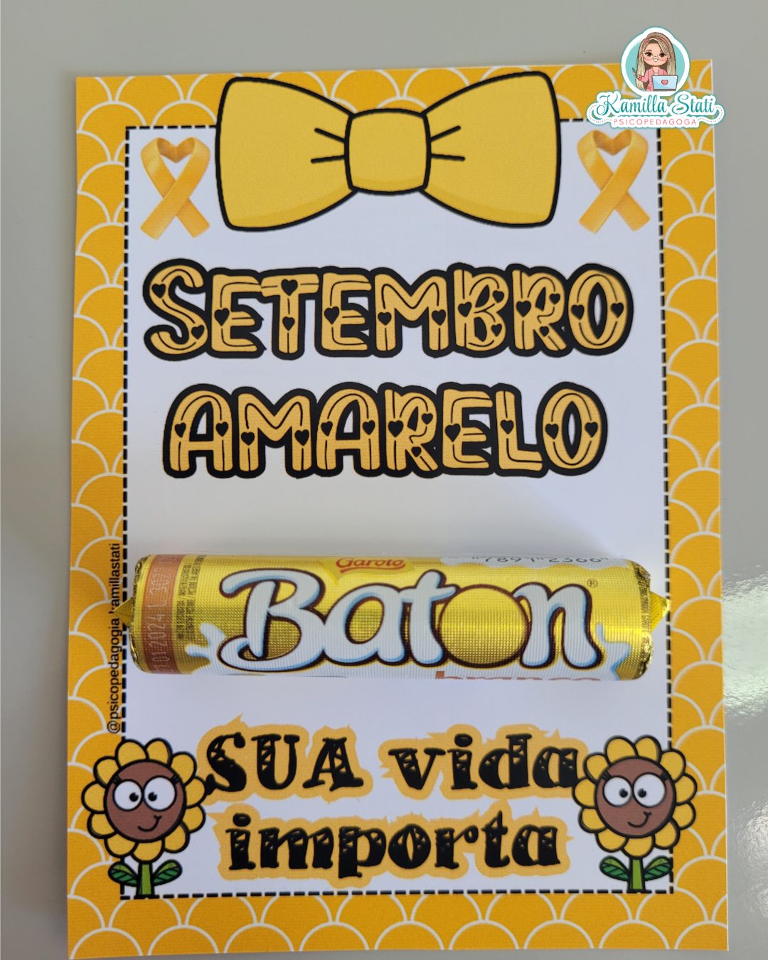 Cartõezinhos setembro amarelo - Imagem 6