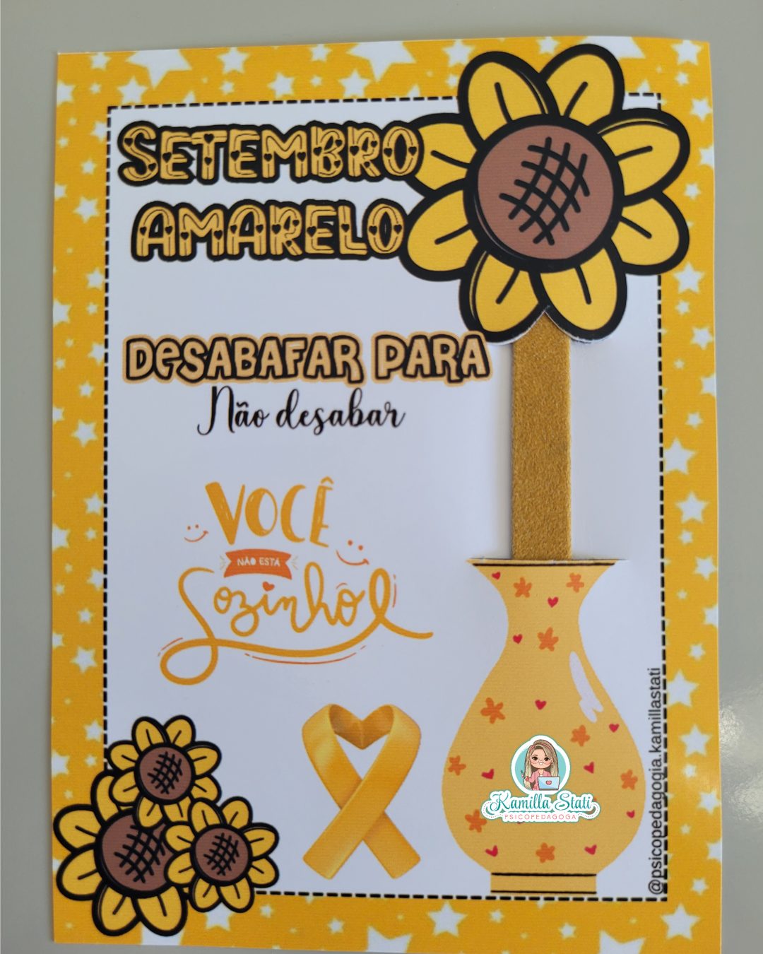 Cartõezinhos setembro amarelo - Imagem 5