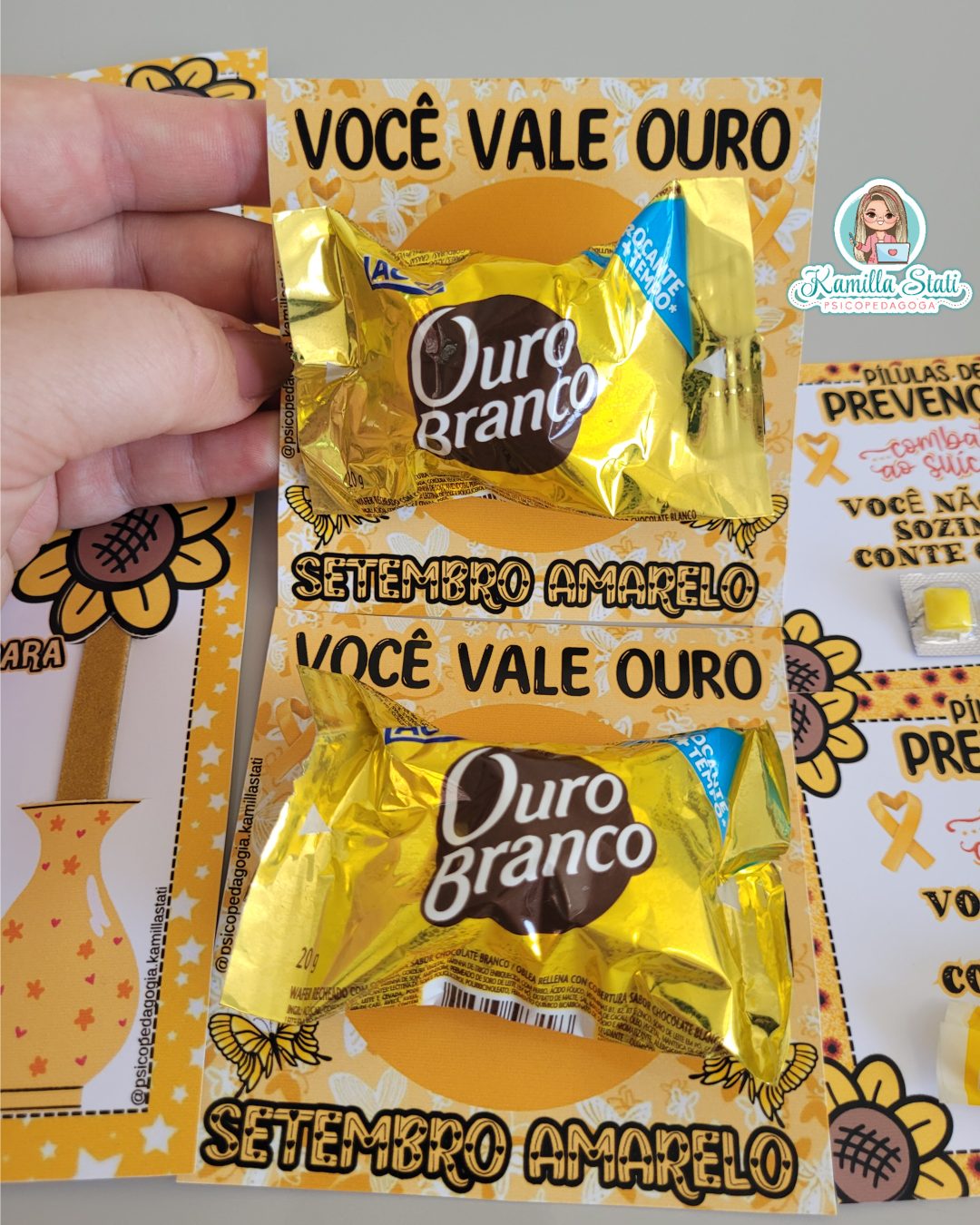 Cartõezinhos setembro amarelo - Imagem 3