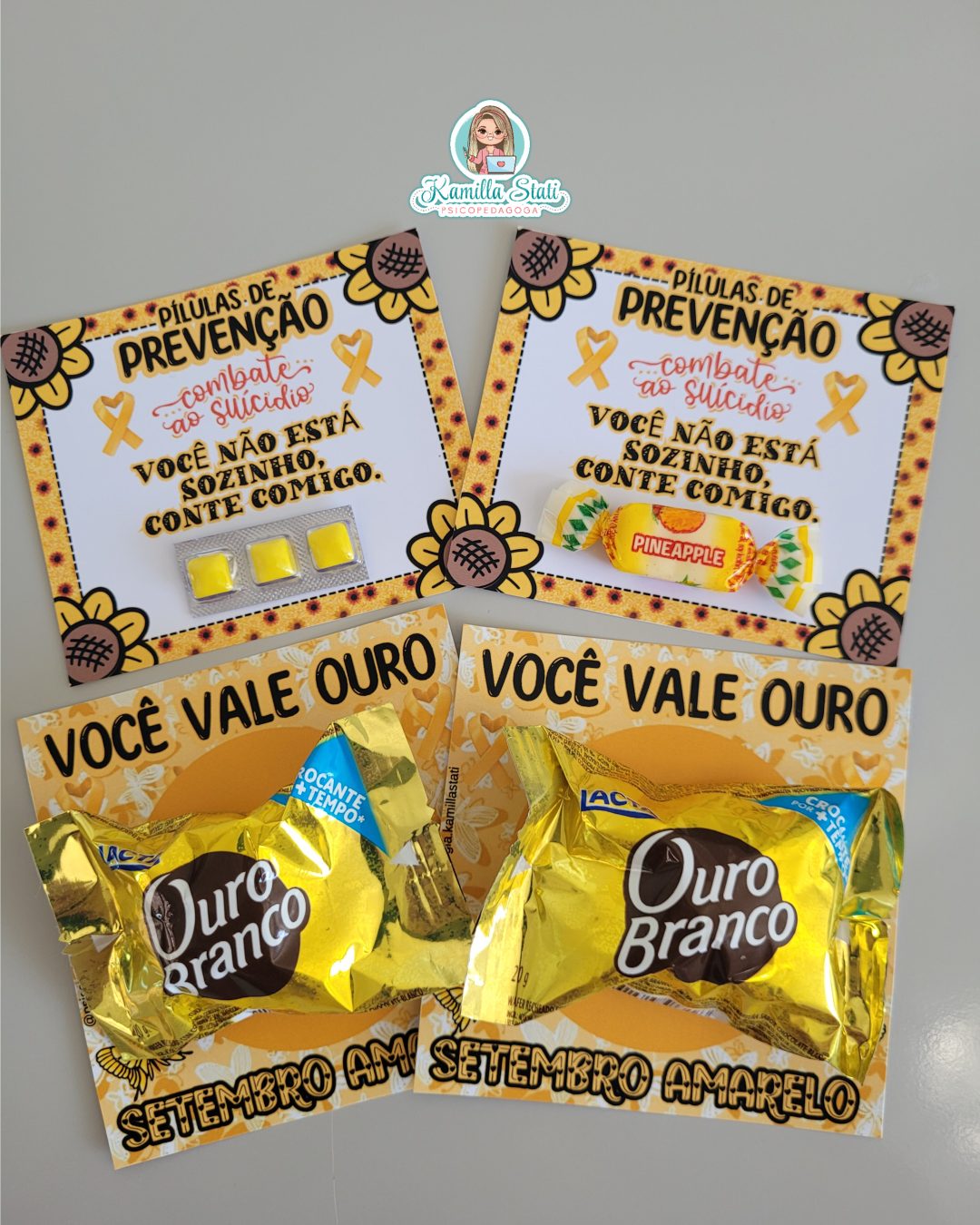 Cartõezinhos setembro amarelo - Imagem 2