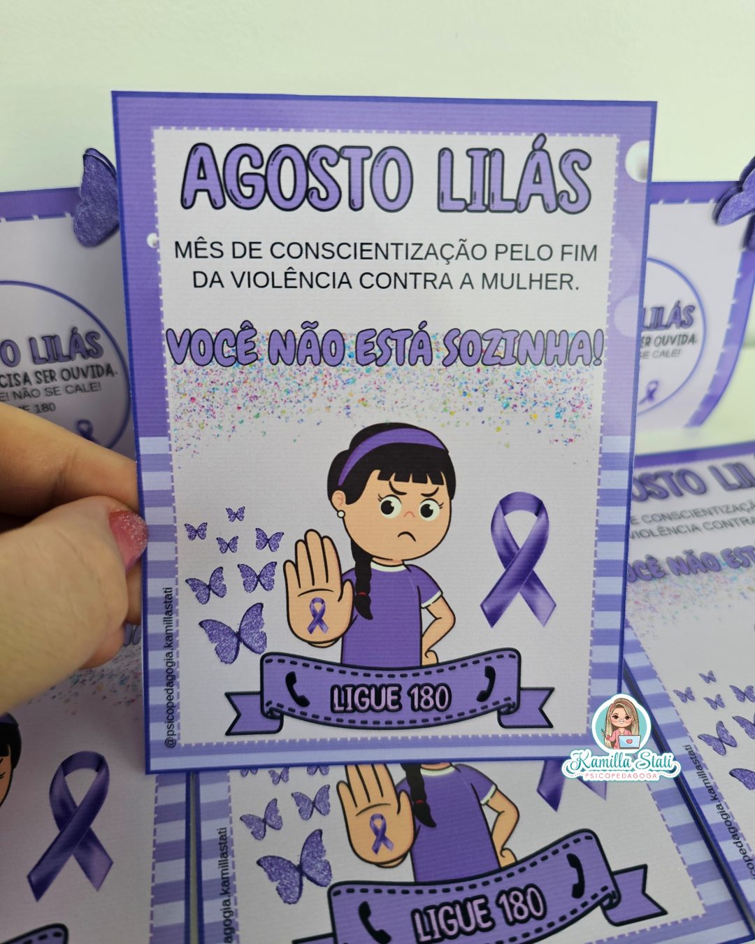 Kit agosto lilás - Imagem 8