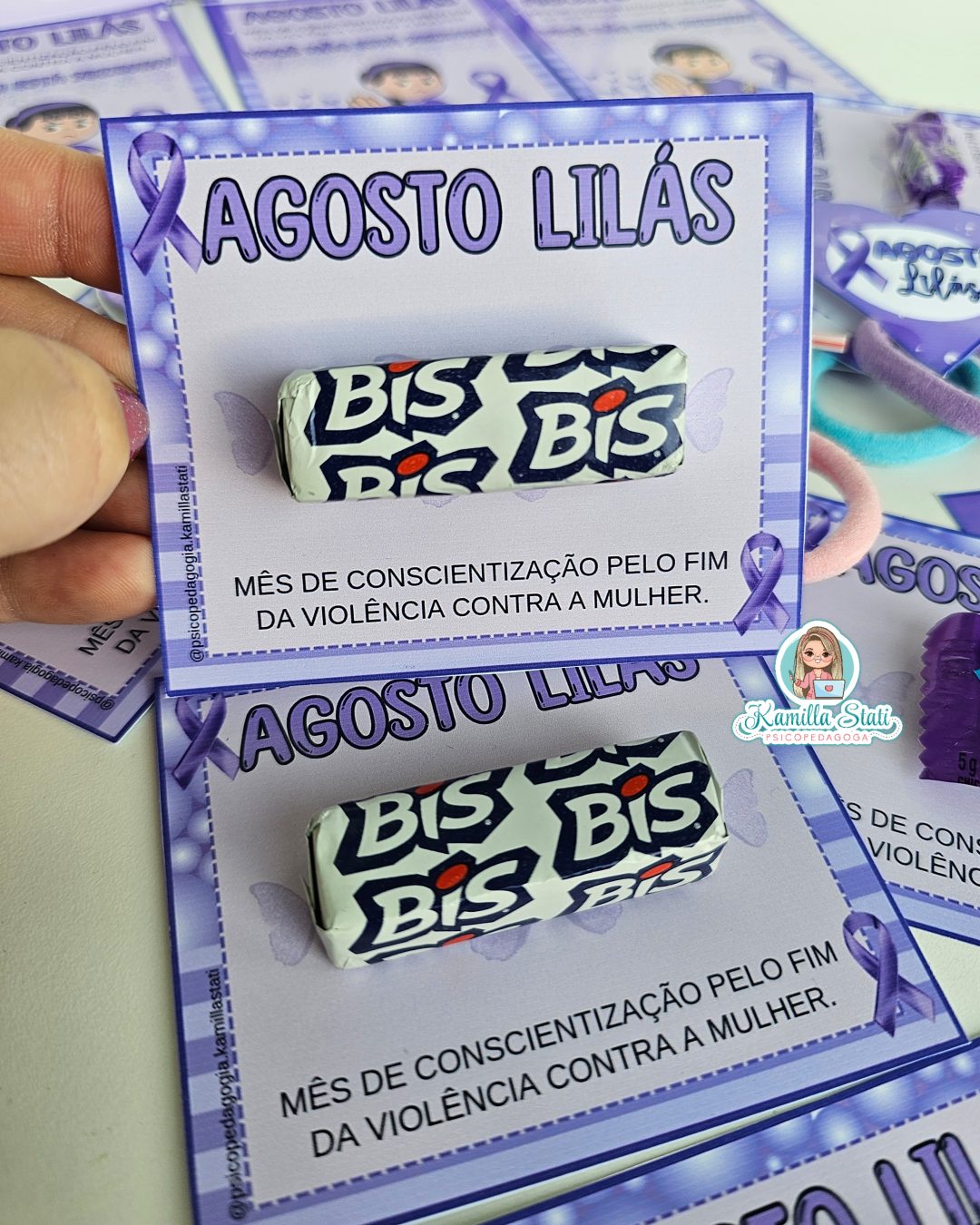 Kit agosto lilás - Imagem 7