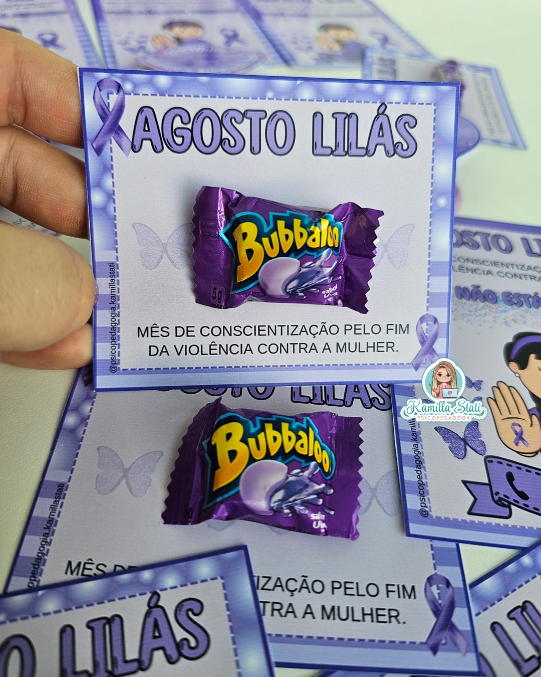 Kit agosto lilás - Imagem 6