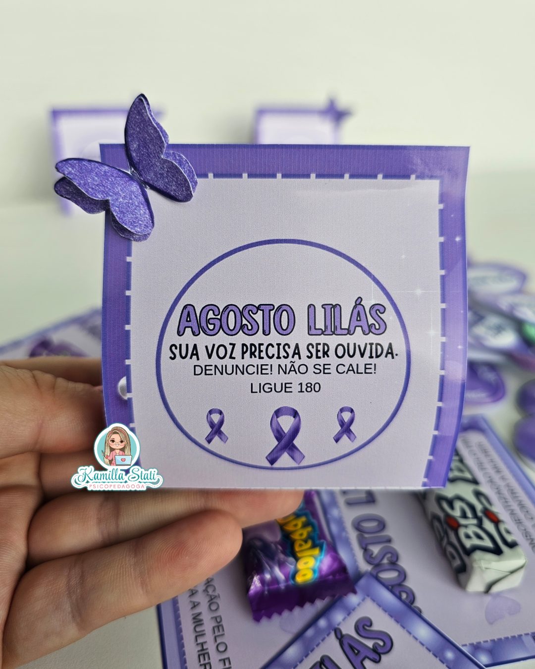 Kit agosto lilás - Imagem 2