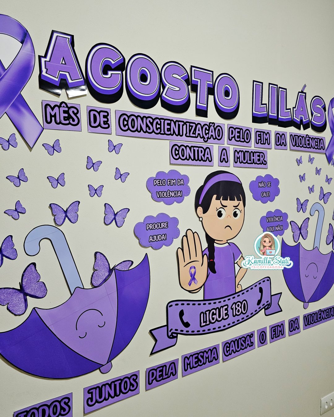 Painel Agosto Lilás - Imagem 5