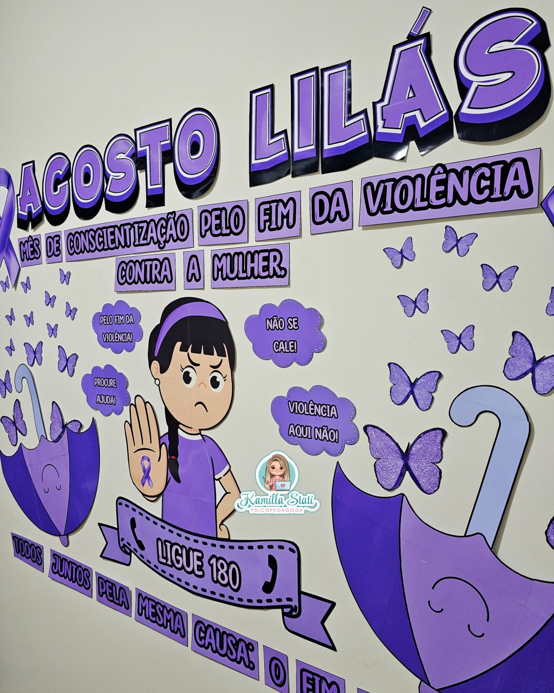 Painel Agosto Lilás - Imagem 4