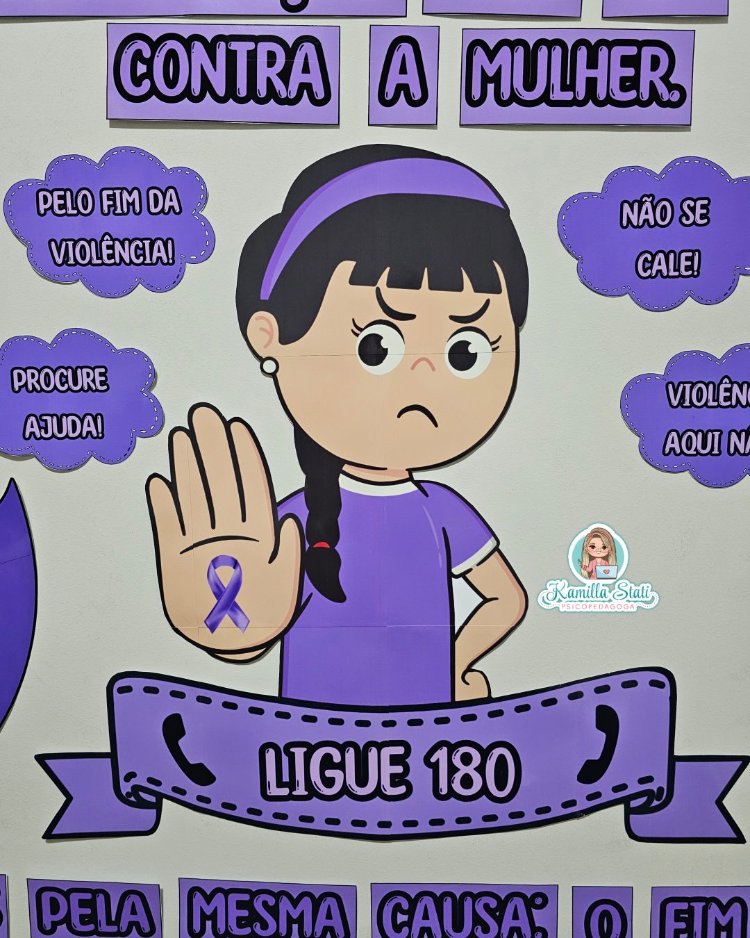 Painel Agosto Lilás - Imagem 3