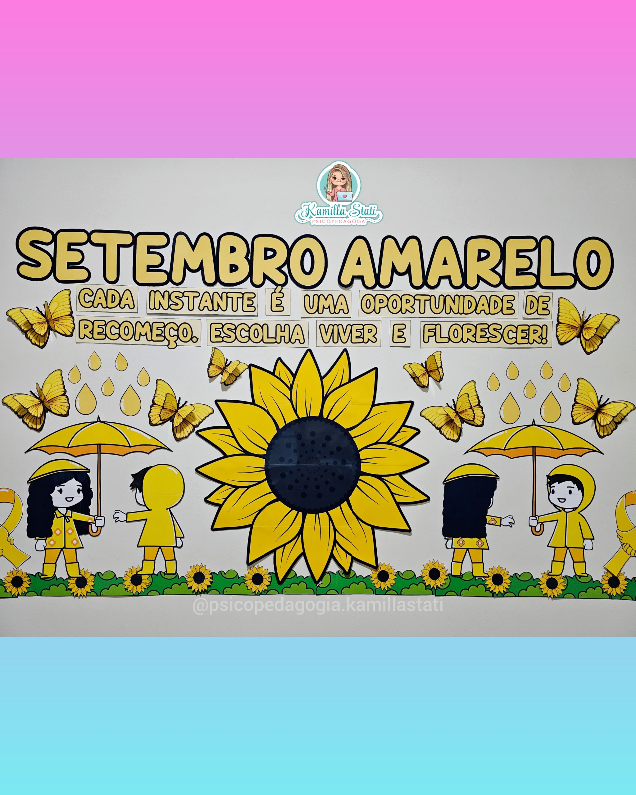 Painel setembro amarelo girassol (1)