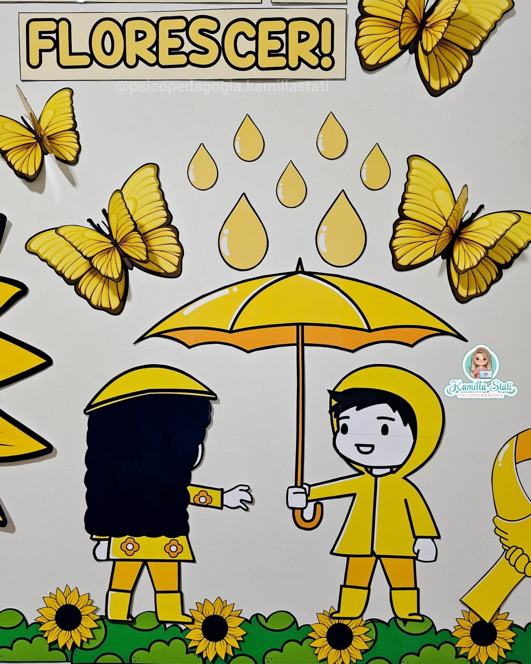 Painel setembro amarelo girassol - Imagem 4