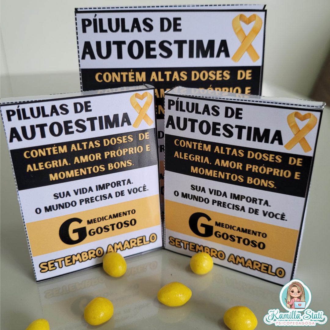 Pílulas setembro amarelo