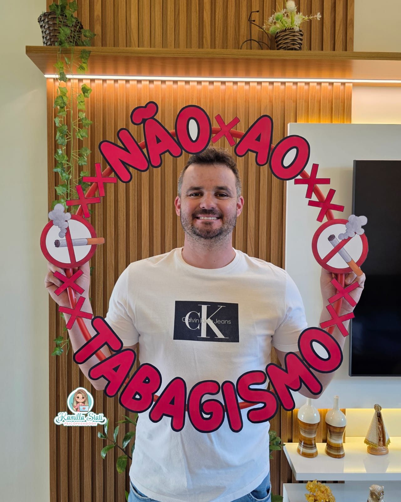 Bambolê para foto não ao tabagismo 1
