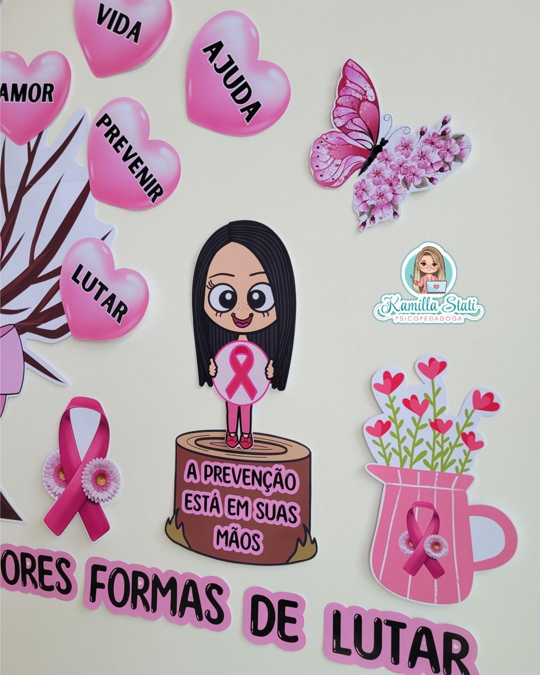 Painel outubro rosa - Imagem 3