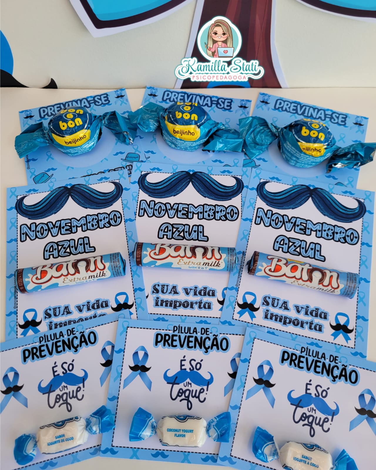 CARTÕEZINHOS NOVEMBRO AZUL