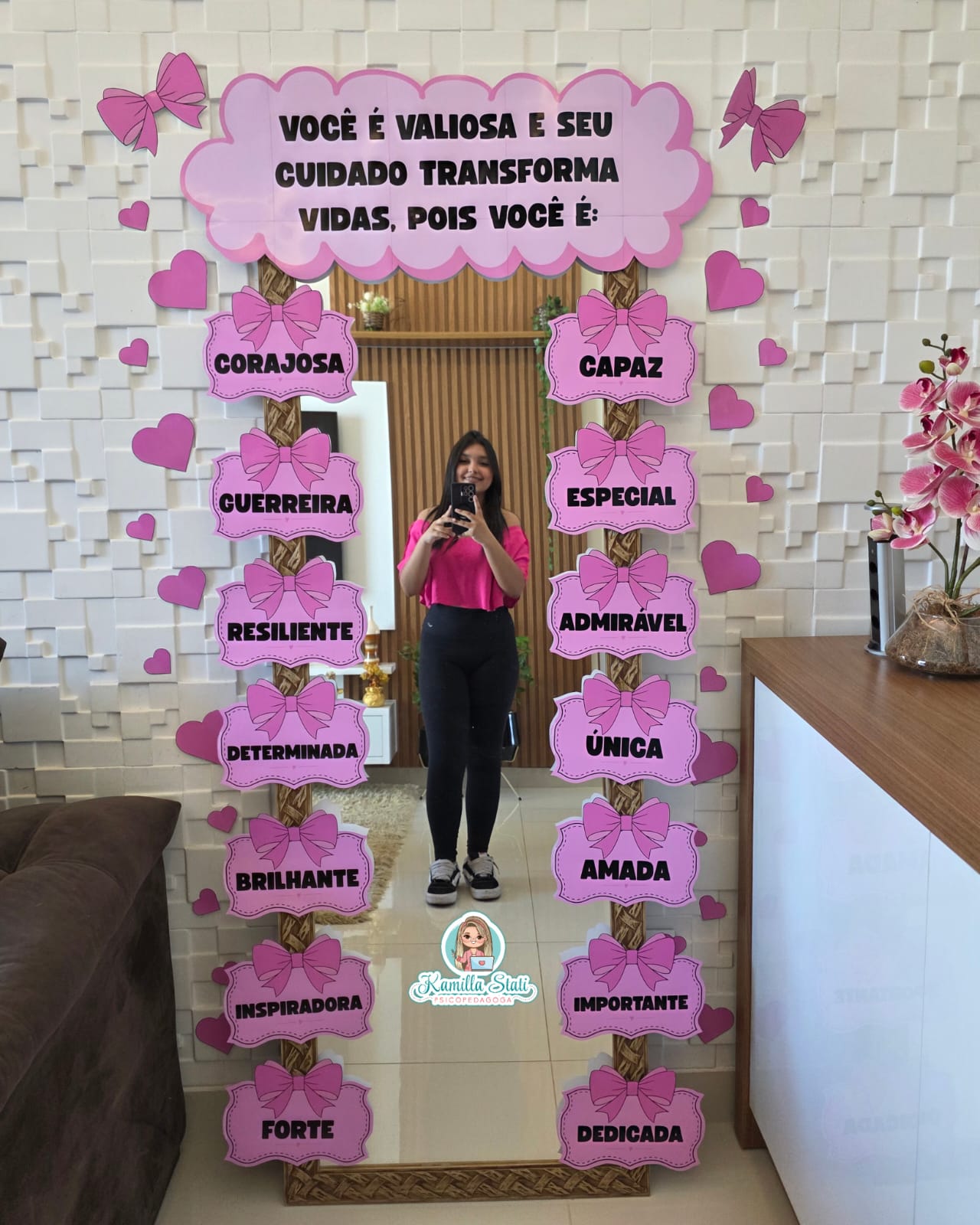Espelho das afirmações outubro rosa 1