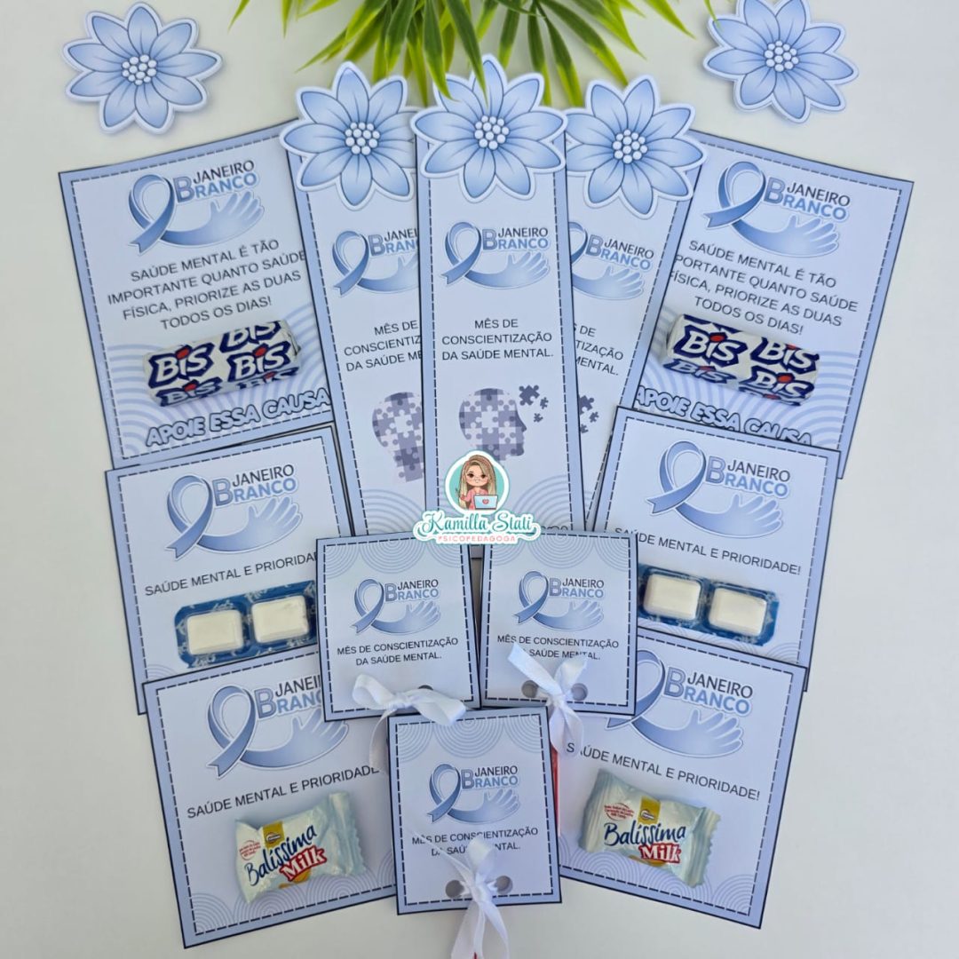 Lembrancinhas Janeiro Branco