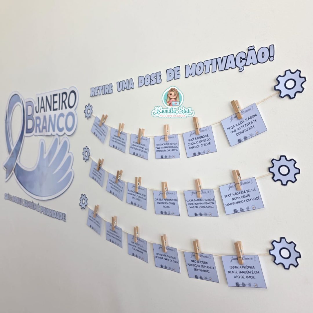 Painel Janeiro Branco dose de motivação