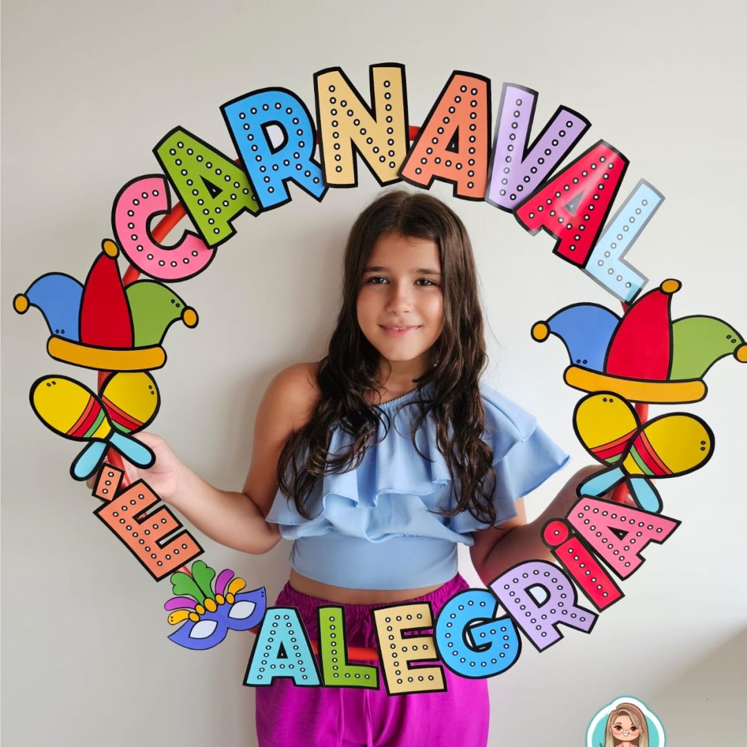 Bambolê para foto: Carnaval é alegria