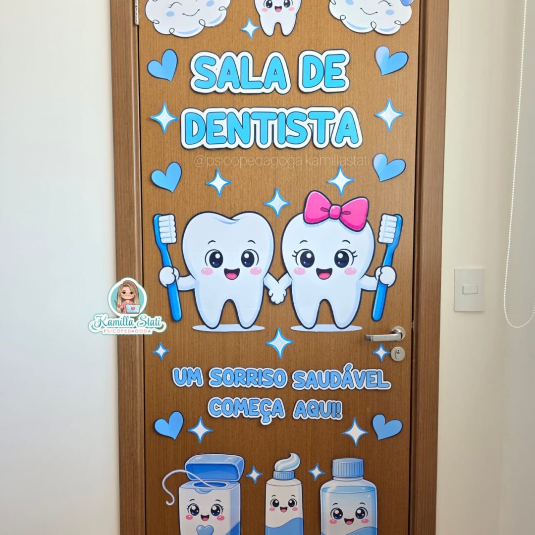 Decoração de porta Sala de Dentista